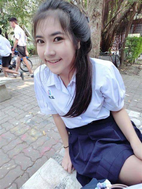 Bookie of the month (august):: #Thailand #student #uniform #cute #girl IG : chnutsuda ...