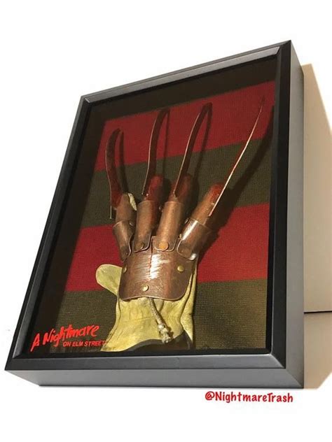 Freddy krueger, the evil villain from from the 1984 horror movie a nightmare on elm street, was as famous for his razor glove as his loud striped sweater. Freddy Krueger Metal Glove & Sweater Horror Movie Prop ...