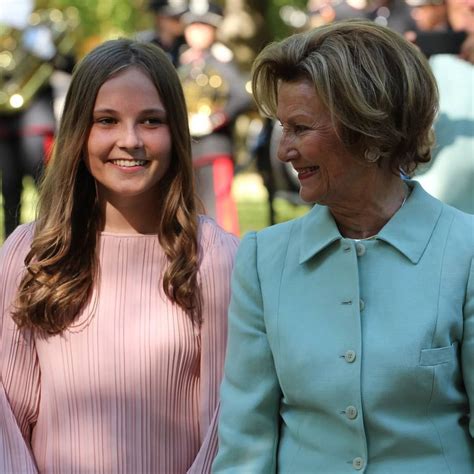 Mabye this will be how she looks like in a few years.? Queen Sonja and Princess Ingrid Alexandra attends the ...