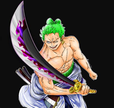 Check out this best collection of roronoa zoro wallpapers with tons of high quality hd background pictures for desktop, laptop iphone & android mobile. #ONEPIECE zoro and enma! - samanta95のイラスト | Anime