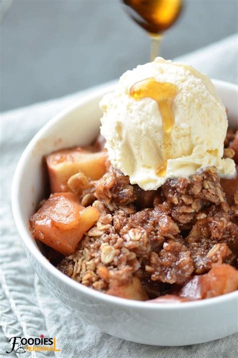 Dice apples, then mix them in a large bowl with brown sugar and cinnamon. Instant Pot Apple Crisp (Video) | Foodies Terminal ...