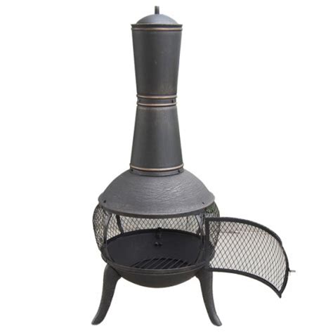 Sourcing guide for cast iron fire pit: 122cm Cast Iron Fire Pit Chiminea Chimney Fireplace Heater ...