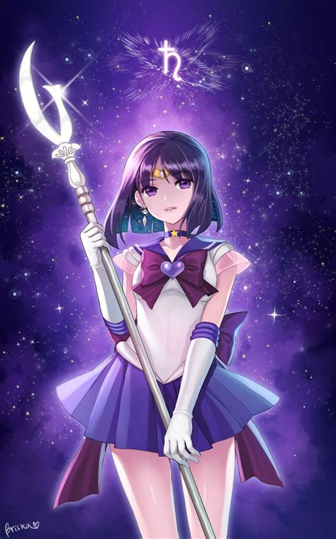 Protected by saturn, the outer planet of destruction, the guardian of silence. Pin by Joud on Sailor Saturn | Sailor moon character ...