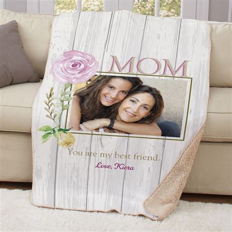 Check spelling or type a new query. Personalized Mom Best Friend Photo Sherpa Blanket | Moms ...