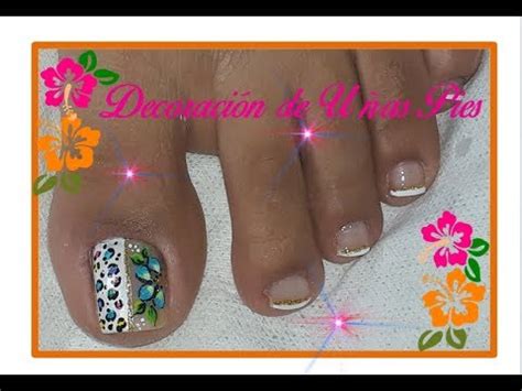 Dibujos para principiantes a lápiz. Diseños De Uñas De Pies Con Flores - Decoración De Uñas