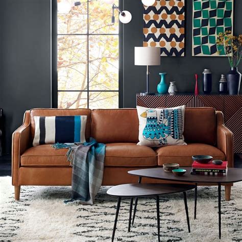 Leather sofas are making a comeback as an integral part of a modern living room. Pin on Home Polish