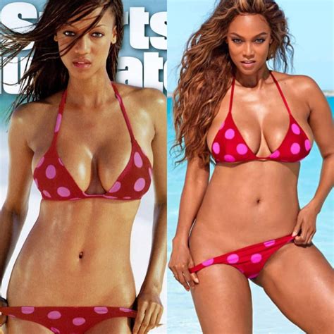 She is 43 years old and raised up in inglewood tyra banks height is 178 cm. Tyra Banks recreates swimwear photoshoot she did for ...