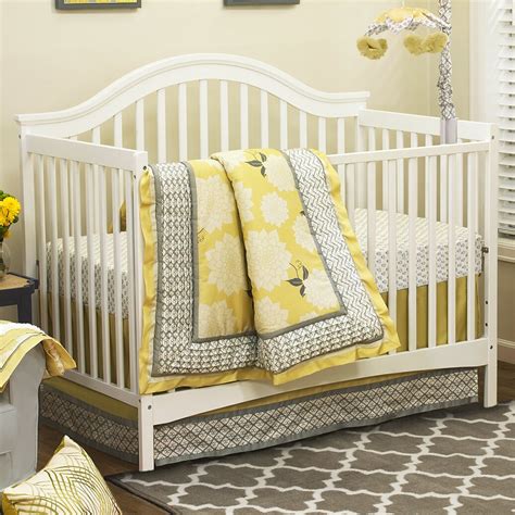 Doll bedding set with mattress: The Peanut Shell Stella 4 Piece Crib Bedding Set & Reviews ...