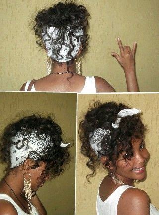 Maybe you would like to learn more about one of these? Curly hair with bandana! Love this look! | Hair ...