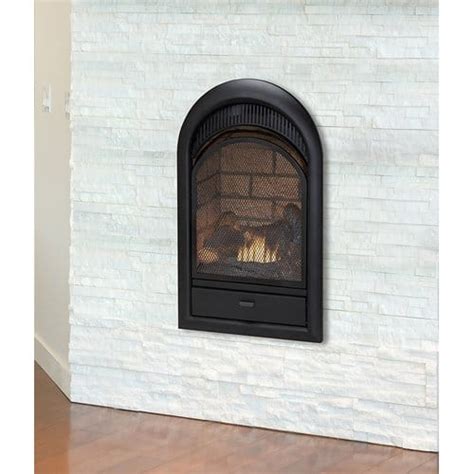 A gas fireplace insert can transform an existing masonry fireplace into a beautiful and efficient heat source. Duluth Forge Ventless Propane/Natural Gas Fireplace Insert ...