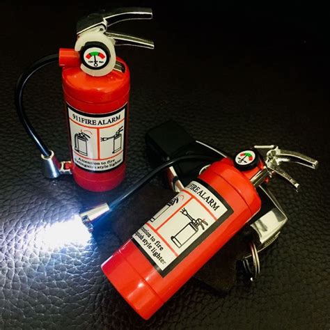 Additionally, to recharge a fire extinguisher requires specific training. Mini Fire Extinguisher Lighter and Flashlight - NoveltyStreet