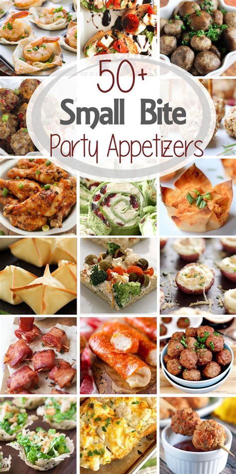 Pick your favorite cream cheese flavor, a meat preference, and tasty extras. 50+ Small Bite Party Appetizers! | Party appetizers ...