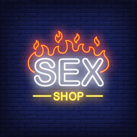 We sell top quality quilting fabrics and precuts from moda, riley blake, art. Sex shop lettering on fire. neon sign on brick background ...