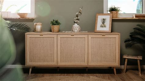 Sit sideboard »fridge«, breite 150 cm, mit kühlschrankgriffen, shabby chic, vintage. Sideboard Eiche Massiv 150 Cm : Dunord Design Sideboard ...