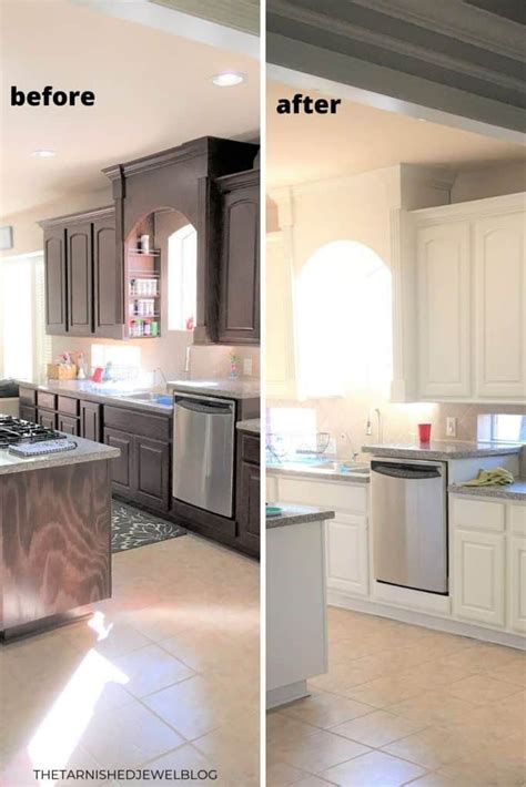 .please share this painted kitchen cabinets before and after for your best friends and family cabinets before and after with painted cabinets nashville tn before and after photos. Painted Vynal Kitchen Cabinets Before And After Photos / 9 ...