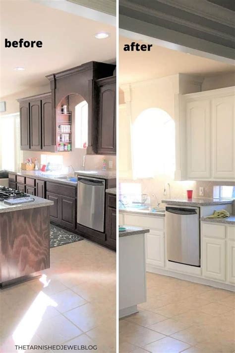 When you buy kitchen cabinets online through our free online design service, you are covered by the cabinets.com designer reassurance program, which ensures the correct cabinets and moldings are ordered to successfully complete your kitchen project. Painted Vynal Kitchen Cabinets Before And After Photos / 9 ...