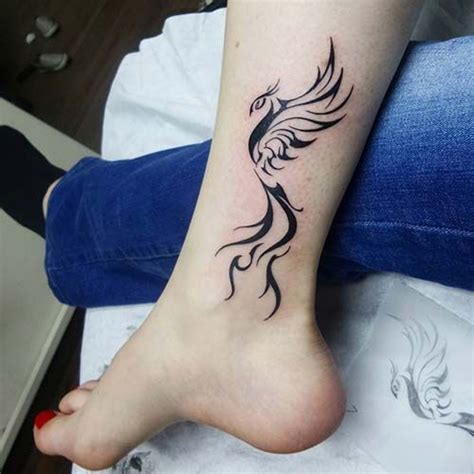 Maori tribal dövme modelleri kadın. ankle phoenix tattoo ayak bileği anka kuşu dövmesi | Kadın ...