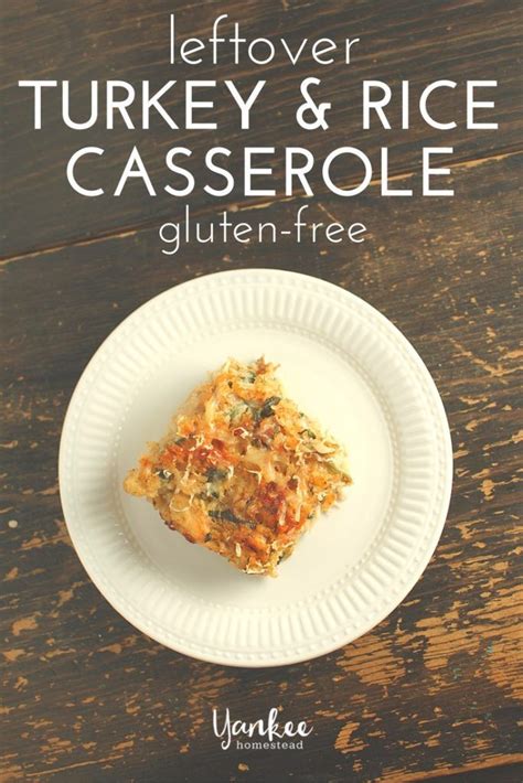 Check spelling or type a new query. Gluten Free Leftover Turkey and Rice Casserole - Yankee ...