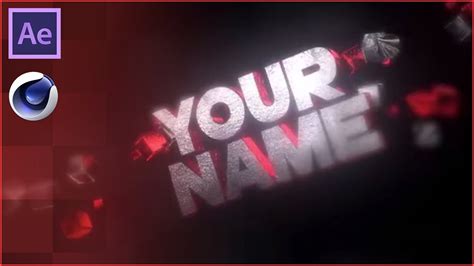 Browse 3d intro videos at introcave. Free Dark & Red Awesome 3D Intro Template | Cinema 4D ...