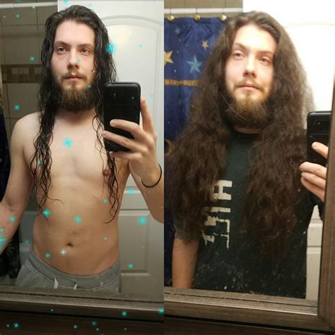 Proper technique, measurement and timing can make the difference between fail and holy grail. Trying a hair mask tonight, here's a usual wet vs dry ...