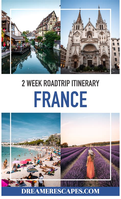 2 week itinerary through France | France road trip itinerary | Best France road trip | Road trip ...