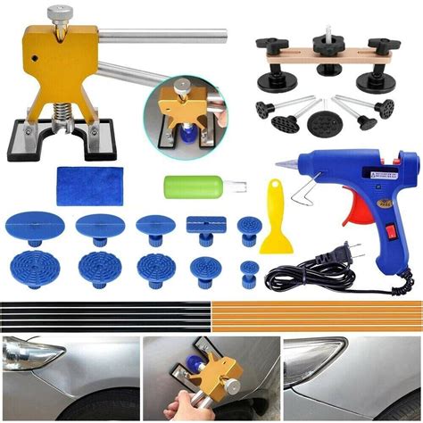 Removing dents using a dent puller is among the simplest tasks you will ever do! Paintless Car Dent Remover Repair US Kit Dent Puller Tap ...