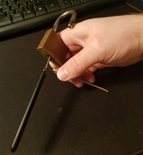 Check spelling or type a new query. First Non-Practice Lock Picked! : lockpicking