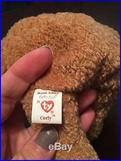 Humphrey the camel is one of the nine original beanie babies created in 1993. VERY RARE-Ty Beanie Baby CURLY BEAR 1993 with very rare ...