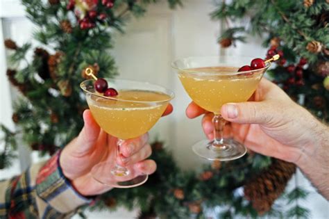 Bourbon is a great sub for rye. Holiday Cocktail: Ginger Bell Bourbon | HGTV