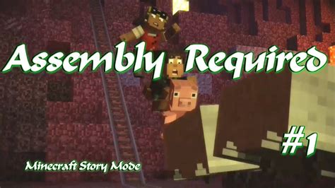 Education edition costs less, does details: Minecraft Story Mode Assembly Required #1 - YouTube