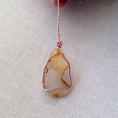 You will need to hold the two pieces of wire together with the. Two Ways to Wire Wrap Undrilled Stone Pendants | Wire ...