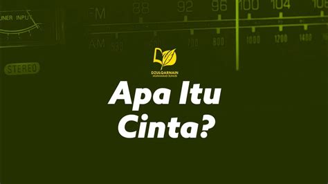 Apa yang dimaksud dengan cinta menurut islam ? Apa Itu Cinta? - YouTube