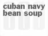 When using crock pot, soak beans overnight. Cuban Navy Bean Soup Recipe | CDKitchen.com