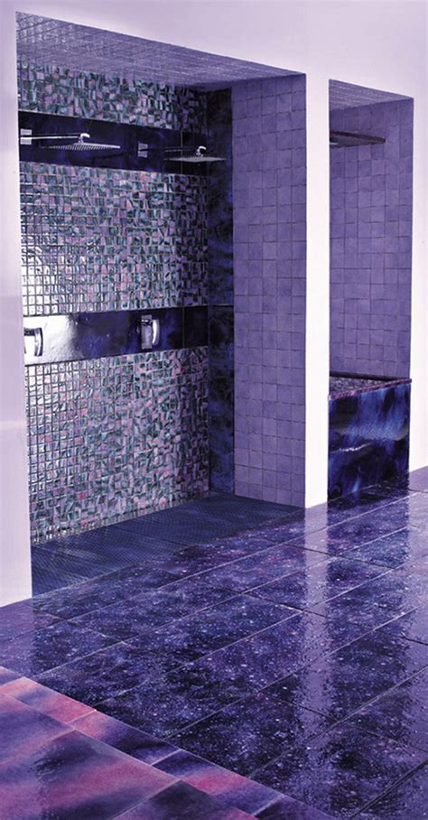 Nowadays, the purple bathroom tile is getting more and more popular. The Home Architecture: Purple Bathroom Design Ideas