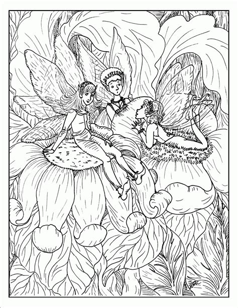 Grab this free printable fairy coloring page featuring the most beautiful fairy wings! Detailed Coloring Pages For Adults Printable Fantasy ...