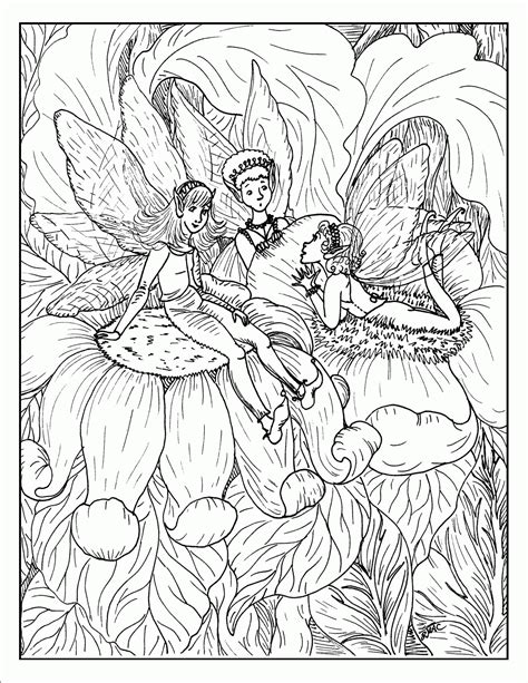 5 out of 5 stars. Detailed Coloring Pages For Adults Printable Fantasy ...