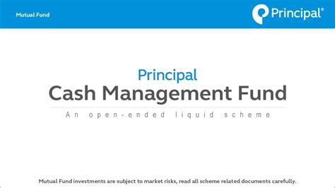 The fund refers to amanahraya cash management fund. Principal Cash Management Direct - Growth - Latest NAV ...