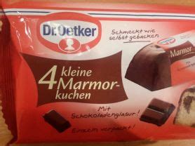 Check spelling or type a new query. Dr. Oetker, kleine Marmorkuchen, mit Schokoglasur Kalorien ...