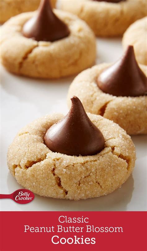 Would you like any chocolate in the recipe? Classic Peanut Butter Blossom Cookies | Recipe in 2020 ...