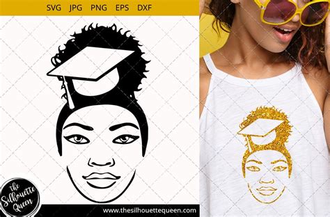 Download Educated Afro Woman svg with a Puff Svg, African American ...