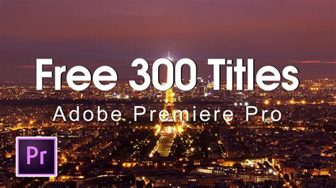 Adobe premiere pro is an application that comes in handy while editing your videos. 300 Free Animated Titles for Premiere Pro Template Mogrt ...