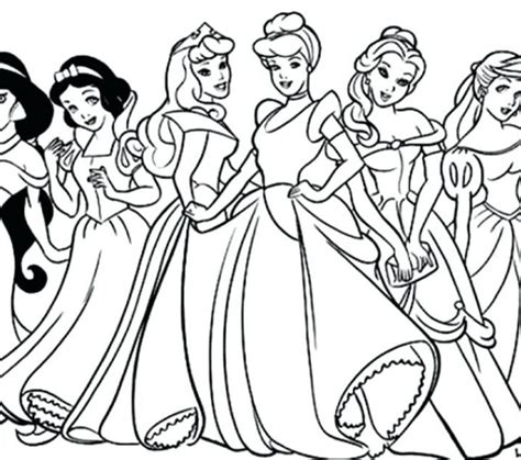 The most recent disney princesses are the main characters of films created from 2009 to the present like tiana from the princess and the frog, rapunzel from tangled, merida from brave, elsa and anna from frozen. Disney Coloring Pages Pdf at GetDrawings | Free download