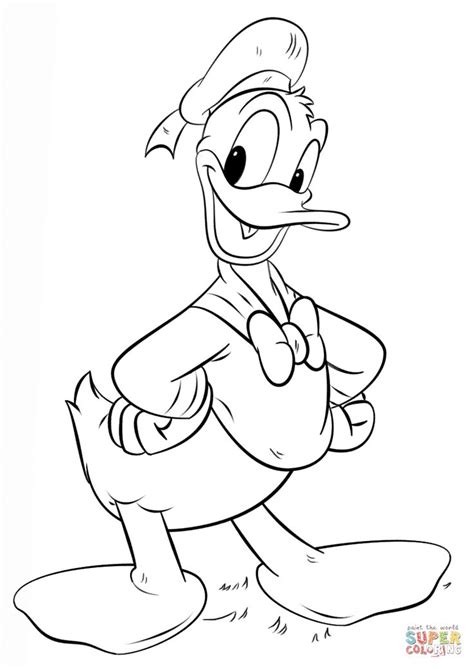 Puedes acceder al dibujo pulsando sobre cada enlace. El Pato Donald | Super Coloring en 2020 | Caricaturas para pintar, Dibujos, Mickey para pintar