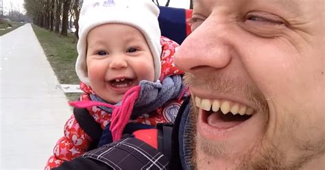 Women love to be loved and one way to help them capture that feeling is by making them smile. This Baby Girl Can't Stop Laughing When Her Dad Tries To ...