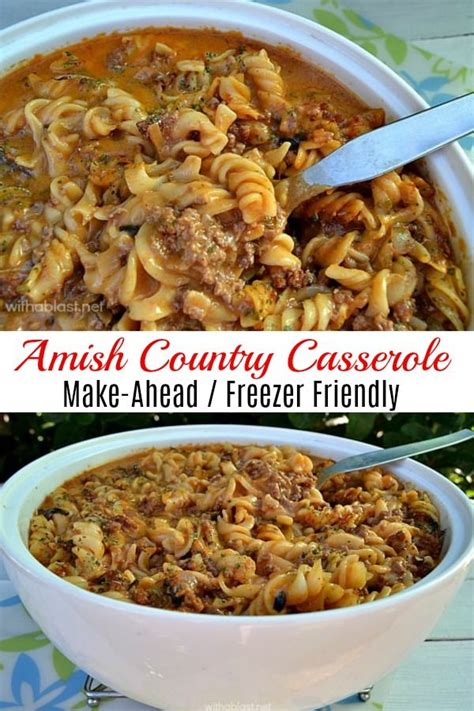 Try this dinner menu for your holiday party or christmas feast; Economical, creamy Amish pasta dinner, perfect for a crowd ...