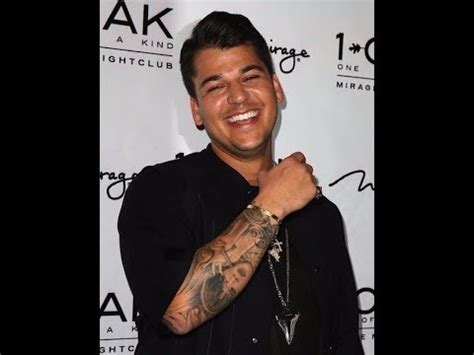 Rob also has a tattoo of his mother kris jenner, tattooed on his other arm. Rob Kardashian's Tattoos - YouTube