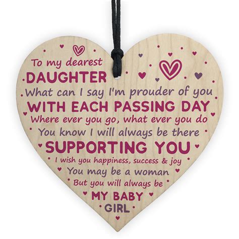 You are unbelievably precious to me, and i hope you realize that you are my everything. Daughter Gifts From Dad Mum 18th 21st Birthday Gift Card ...