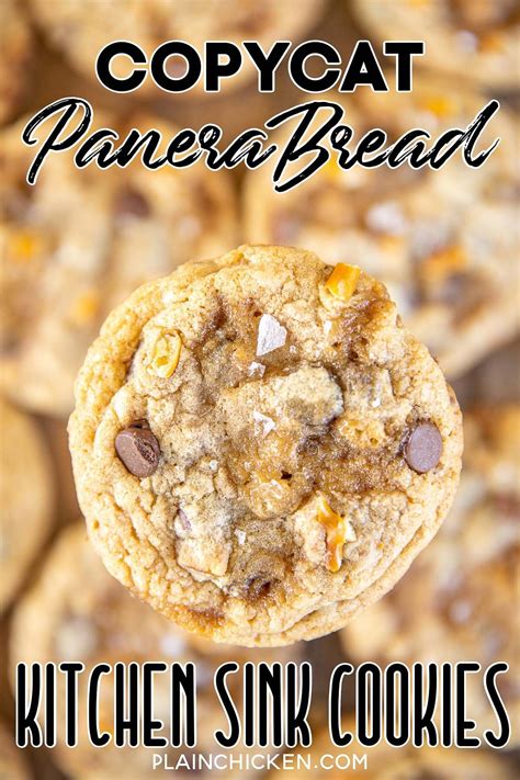 Don't worry if you have never had one from panera. Copycat Panera Bread Kitchen Sink Cookies | Kitchen sink ...