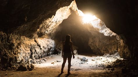 A woman is truly beautiful when she gives back. Dark Woman Standing Inside Cave 4K HD Wallpapers | HD ...