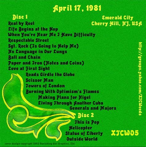 In archive amount of tracks: T.U.B.E.: XTC - 1981-04-17 - Cherry Hill, NJ (FM/FLAC)